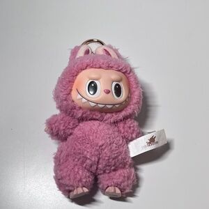 Original Labubu Popmart Exciting Macaron lychee berry bag charm plush toy